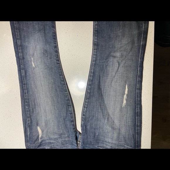 Women’s Guess daredevil jeans 24 stretch boot - Picture 4 of 5